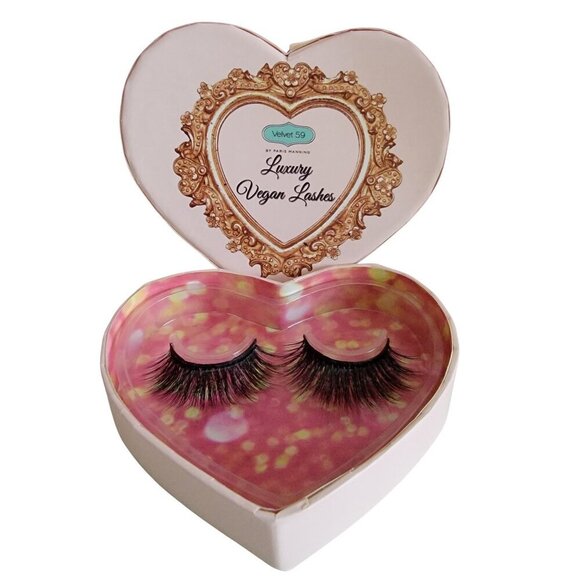Velvet 59 Luxury Vegan False Eye Lashes Miss Barbie NEW - Picture 1 of 9